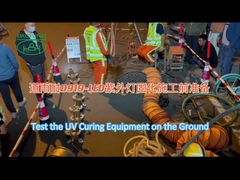 UV Cure CIPP Astar Ekipmanı 200m Belediye kanalizasyon onarımı için Uzunluk NO-DIG