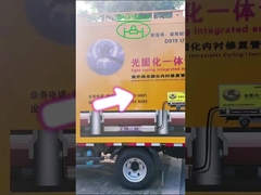 Cam ve Poliester reçine oluşumu UV CIPP kaplama UP reçini ile hızlı kurulum