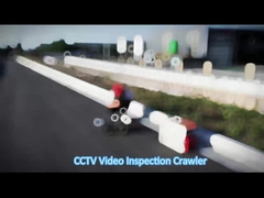 Yüksek çözünürlüklü kamera CCTV Pipe Crawler 130m Kablo Uzunluğu Dayanıklı
