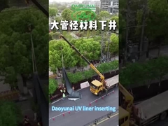 Fiber Güçlendirilmiş UV CIPP Yerinde kalınlaştırılmış kaplama boru kaplama ekipmanları uv led kalınlaştırma