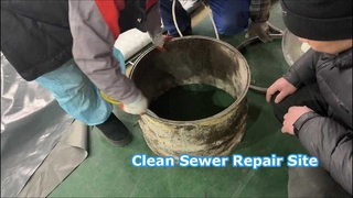 UV Astar Kurulumu için Kazısız Kanalizasyon Onarım Uç Paketleyici