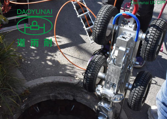 Boru Muayene Belediye Ağı Büyük Çapları İçin Taşınabilir Ana Hat Kanalizasyon Paletli Kamera