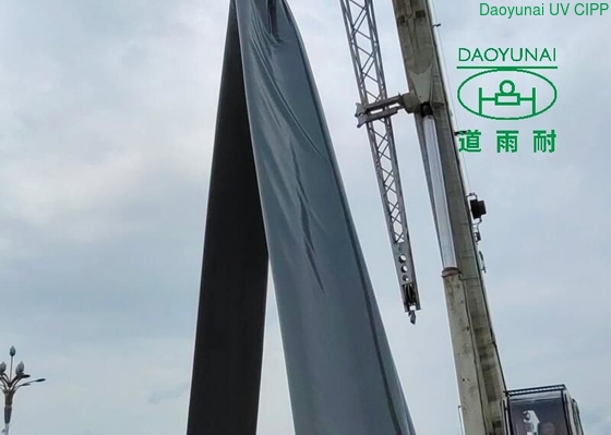 Kanalizasyon Yerinde Kürlenmiş UV Kürlenmiş CIPP Liner Islak Malzeme Hammadde Yükleniciler Yeraltı Kazma Yok