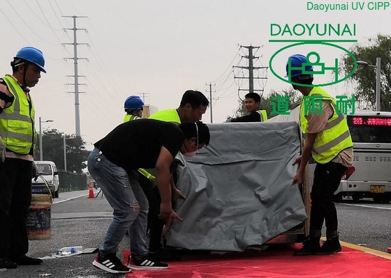 UV Boru Kaplama Kaplama Kanalizasyon İç Onarım Kanalizasyon Liner CIPP İşlemi Kazı Yok