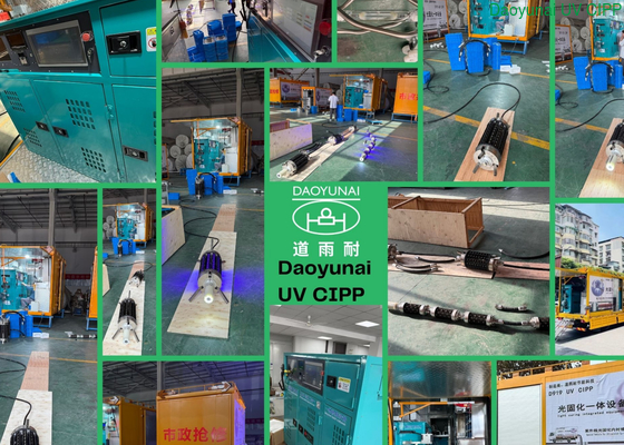 Enerji tasarrufu, düşük bakım, yüksek entegrasyonlu tasarımı olan UV-sıfırlanmış, yerinde sıfırlanmış boru kaplama ekipmanları